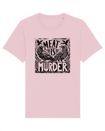 Meat is murder Cotton Pink
