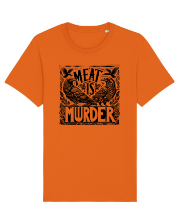 Meat is murder Bright Orange