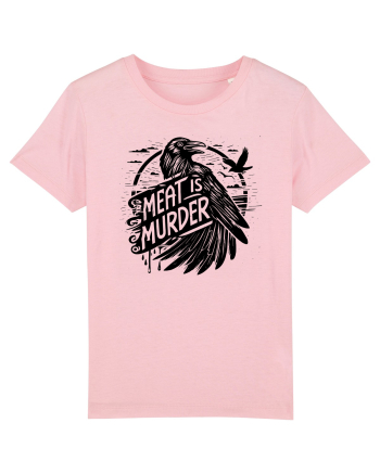 Meat is murder Cotton Pink