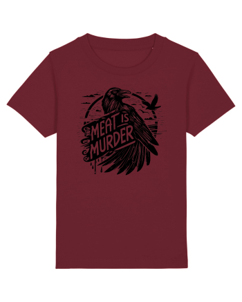 Meat is murder Burgundy