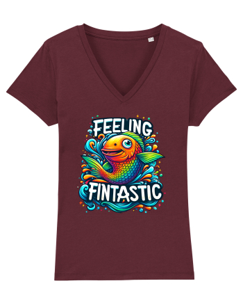 Feeling fintastic Burgundy