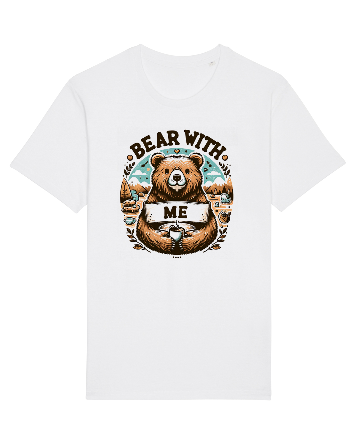 Tricou mânecă scurtă Unisex Rocker White