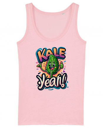 Kale Yeah! Cotton Pink