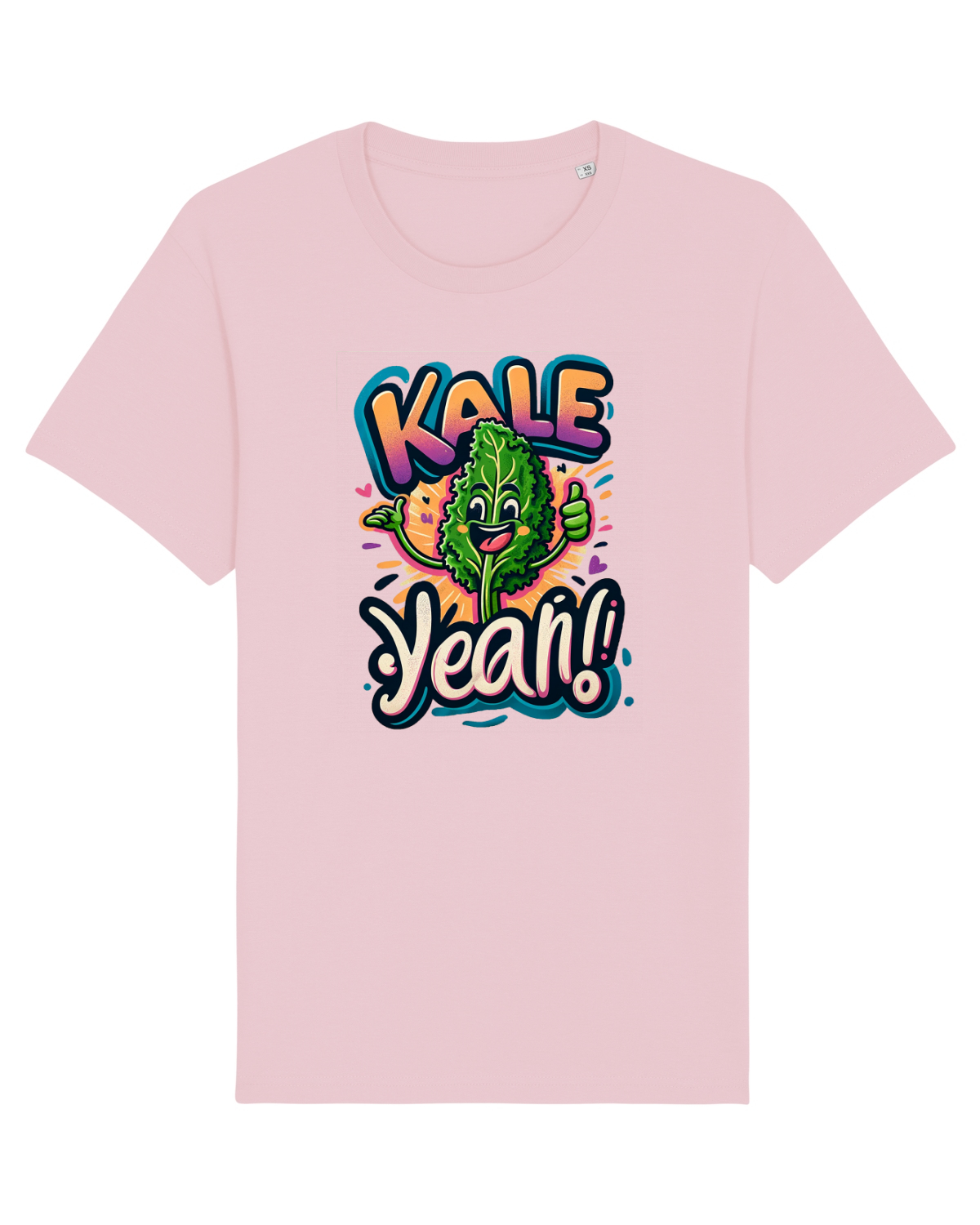 Tricou mânecă scurtă Unisex Rocker Cotton Pink