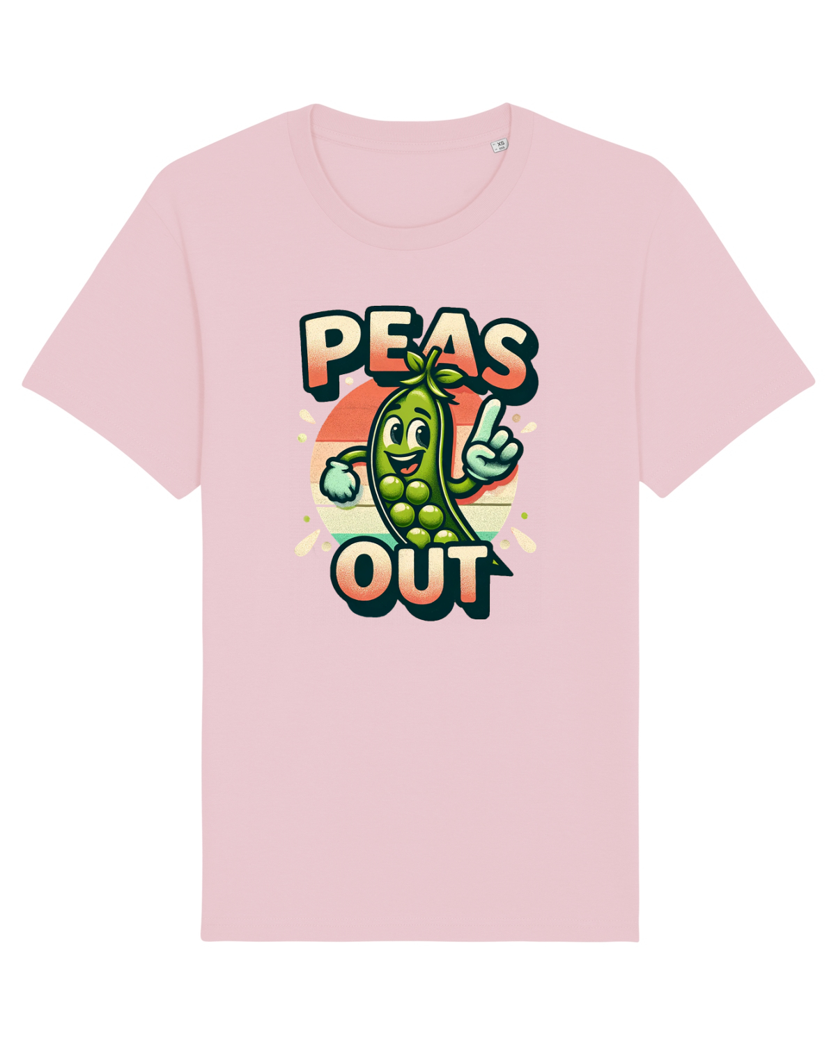 Tricou mânecă scurtă Unisex Rocker Cotton Pink