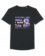 EXCUSE ME WHILE I KISS THE SKY - Jimi Hendrix Tricou mânecă scurtă guler larg Bărbat Skater