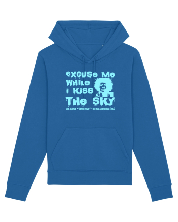 EXCUSE ME WHILE I KISS THE SKY - Jimi Hendrix 2 Royal Blue