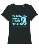 EXCUSE ME WHILE I KISS THE SKY - Jimi Hendrix 2 Tricou mânecă scurtă guler larg fitted Damă Expresser