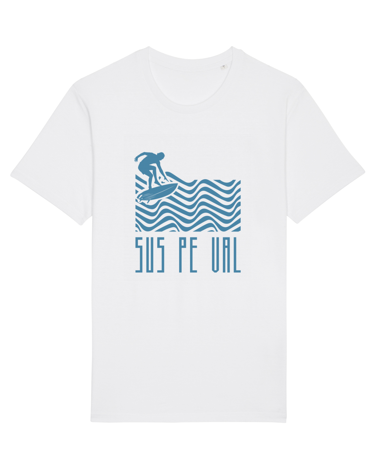 Tricou mânecă scurtă Unisex Rocker White