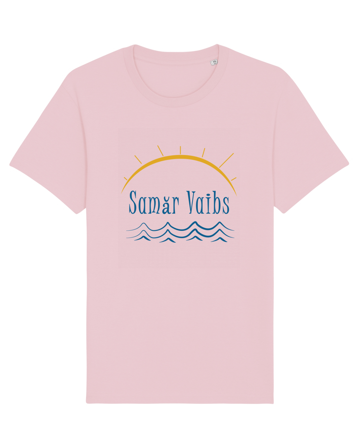 Tricou mânecă scurtă Unisex Rocker Cotton Pink