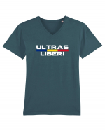 Ultras Liberi Tricou mânecă scurtă guler V Bărbat Presenter
