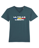 Ultras Liberi Tricou mânecă scurtă guler V Bărbat Presenter