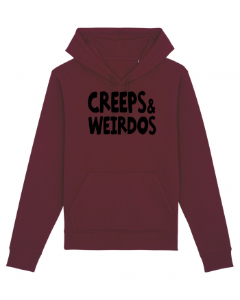 Creeps & Weirdos - black Burgundy