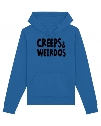 Creeps & Weirdos - black Royal Blue