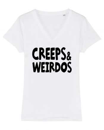 Creeps & Weirdos - black White