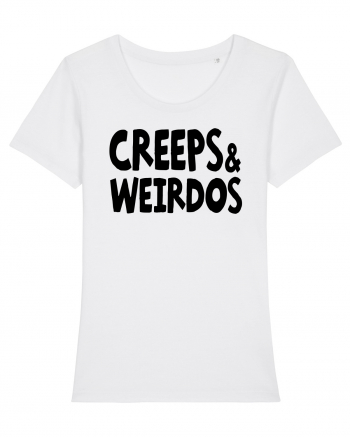 Creeps & Weirdos - black White