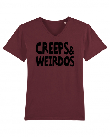 Creeps & Weirdos - black Burgundy