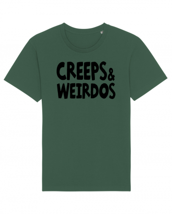 Creeps & Weirdos - black Bottle Green