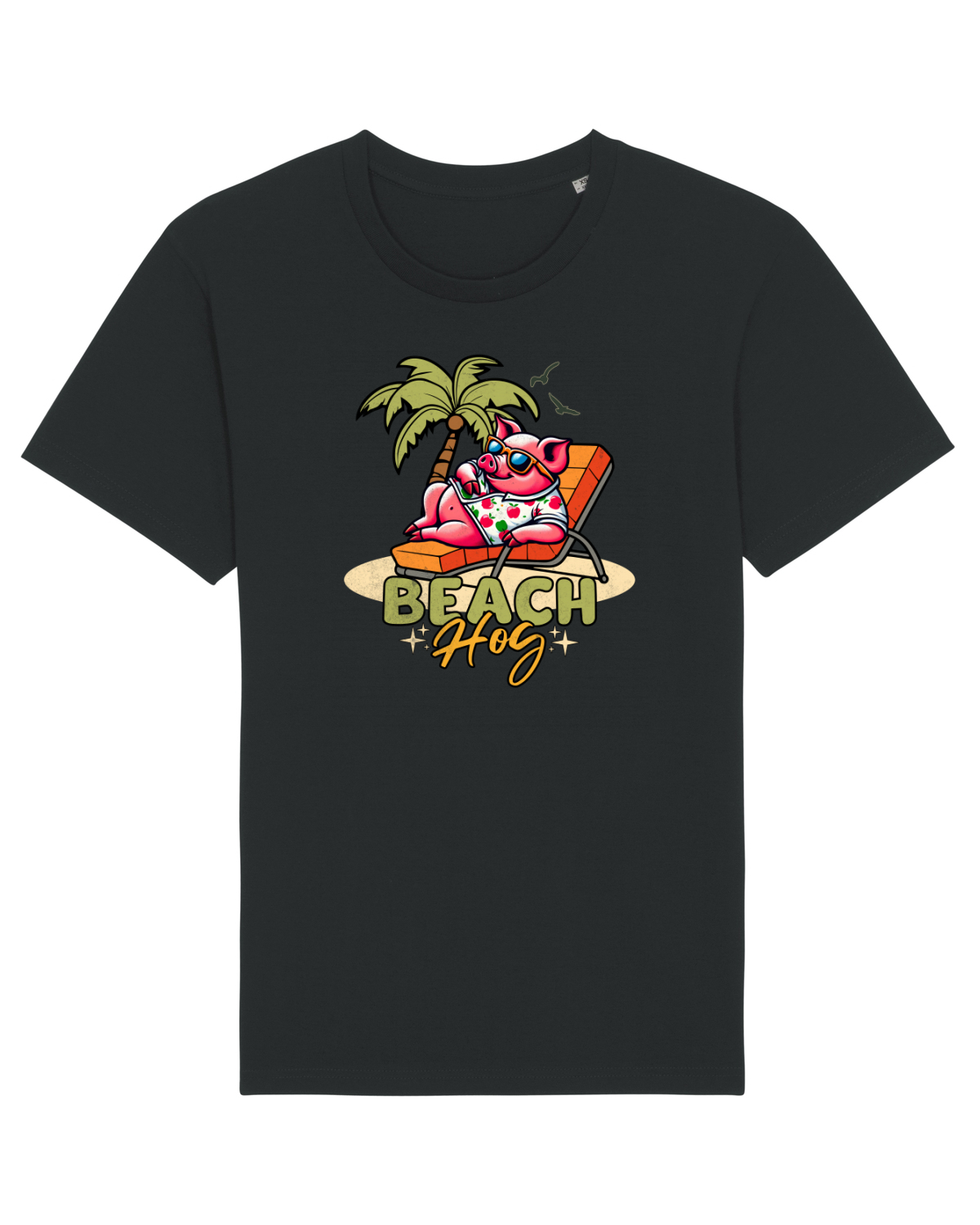 Tricou mânecă scurtă Unisex Rocker Black