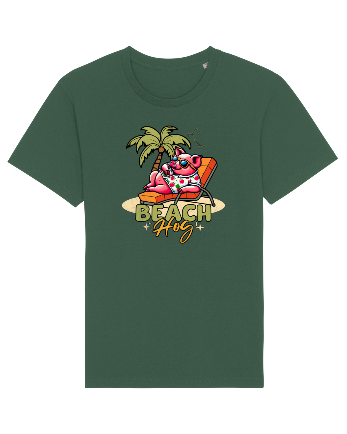 Tricou mânecă scurtă Unisex Rocker Bottle Green