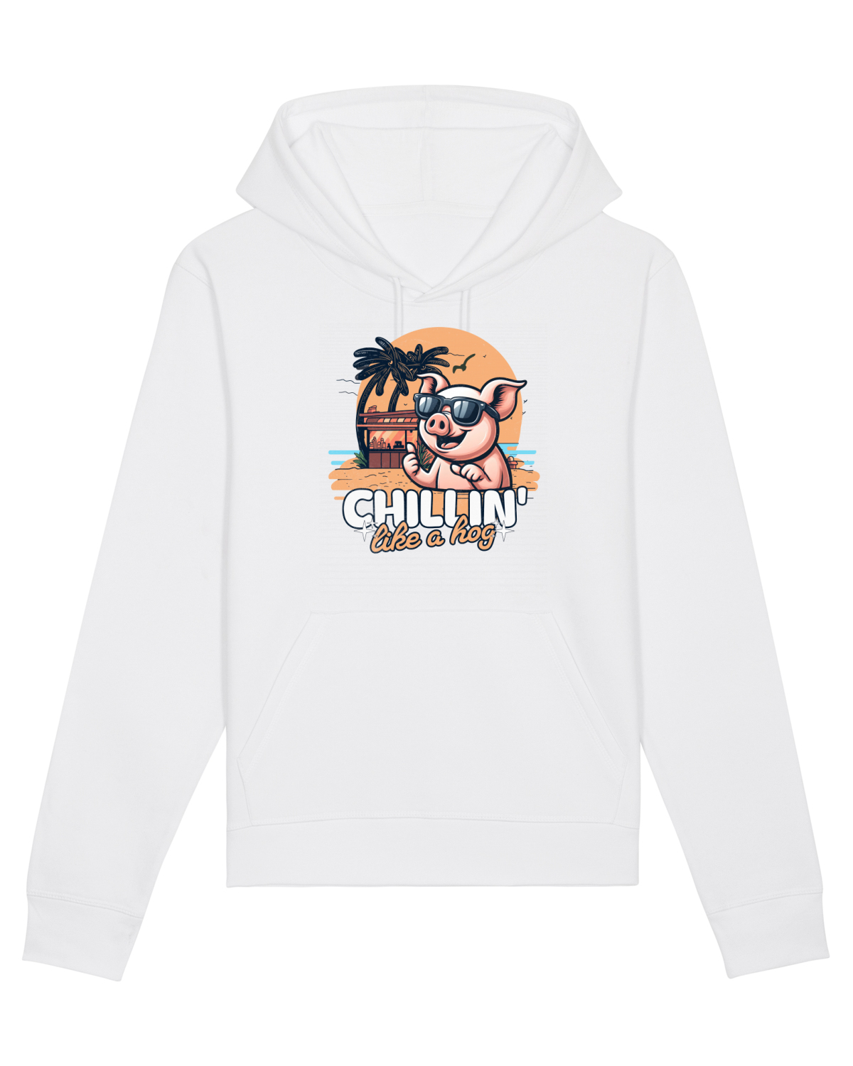 Hanorac Unisex Drummer White