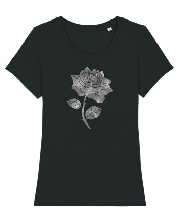 Trandafir monocrom Black