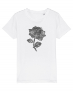 Trandafir monocrom Tricou mânecă scurtă  Copii Mini Creator