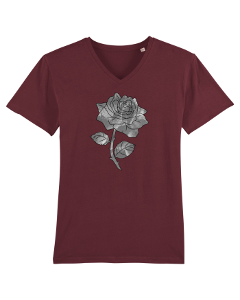 Trandafir monocrom Burgundy