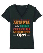 Nu aștepta... Tricou mânecă scurtă guler V Damă Evoker