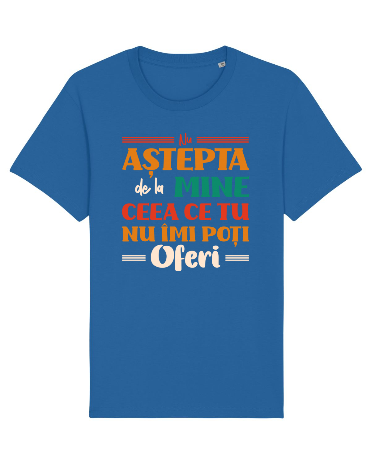 Tricou mânecă scurtă Unisex Rocker Royal Blue
