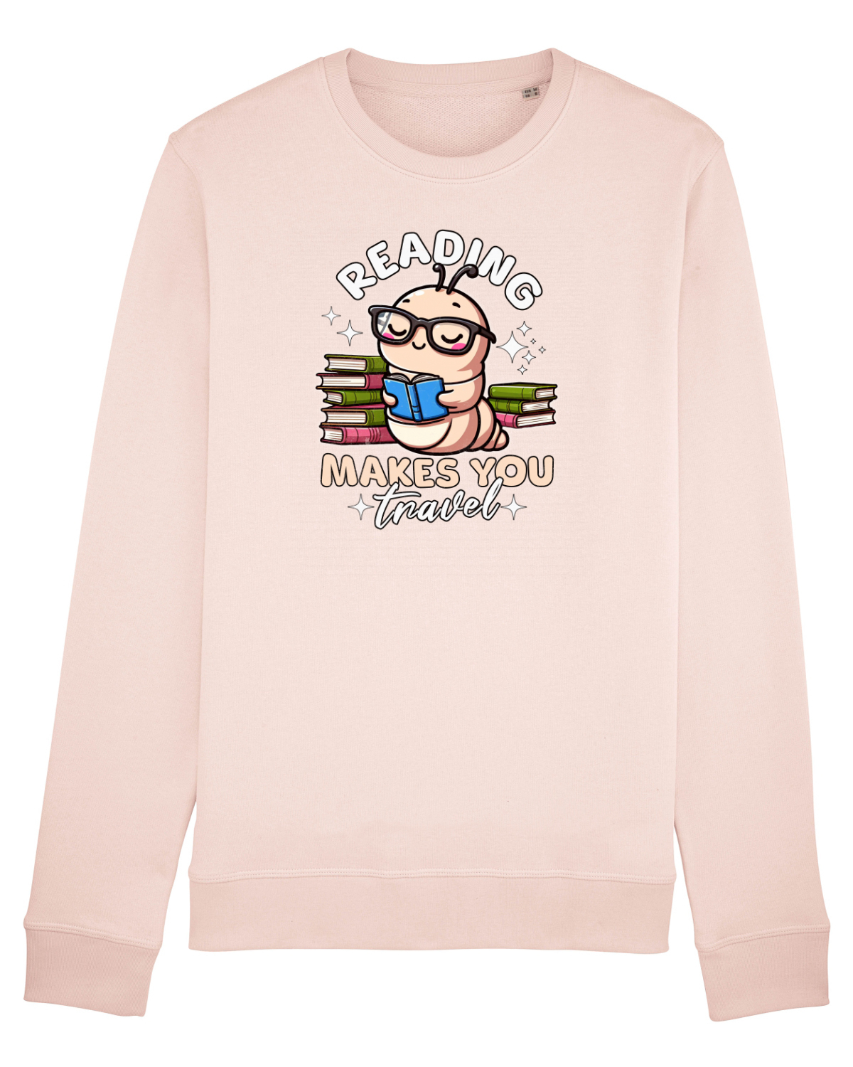 Bluză mânecă lungă Unisex Rise Candy Pink