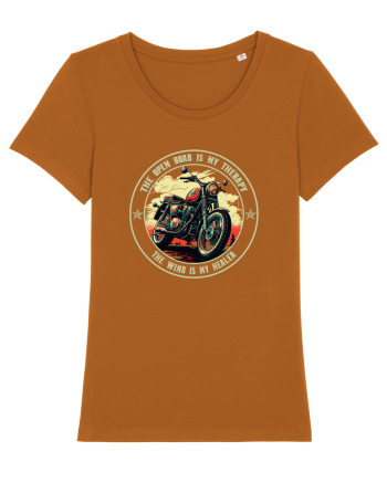 THE OPEN ROAD IS MY THERAPY, THE WIND IS MY HEALER Roasted Orange
