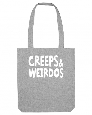 Creeps & Weirdos - white Heather Grey