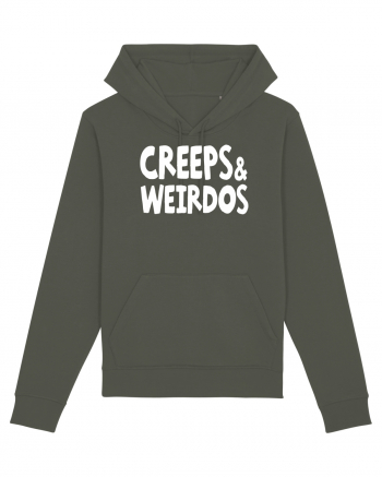 Creeps & Weirdos - white Khaki