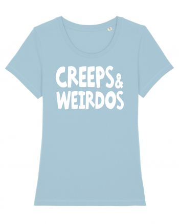 Creeps & Weirdos - white Sky Blue