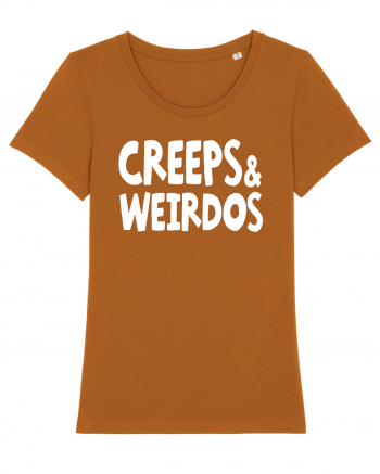 Creeps & Weirdos - white Roasted Orange