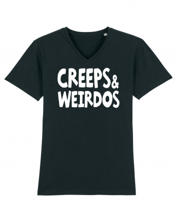 Creeps & Weirdos - white Black