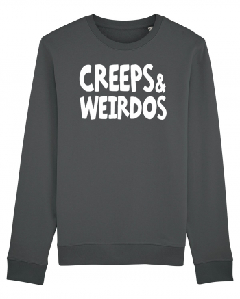 Creeps & Weirdos - white Anthracite