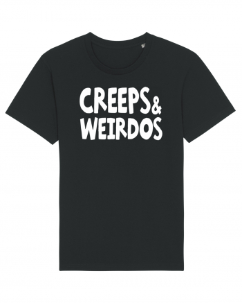 Creeps & Weirdos - white Black