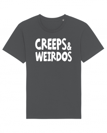 Creeps & Weirdos - white Anthracite