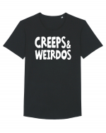 Creeps & Weirdos - white Tricou mânecă scurtă guler larg Bărbat Skater