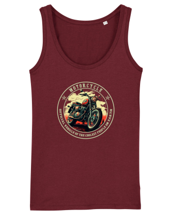 MOTORCYCLE -  OFFICIAL VEHICLE OF THE COOLEST PEOPLE  Burgundy