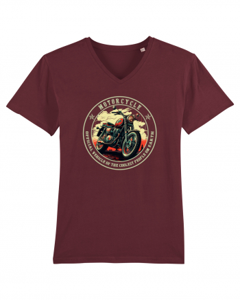MOTORCYCLE -  OFFICIAL VEHICLE OF THE COOLEST PEOPLE  Burgundy
