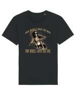 TWO WHEELS MOVE THE SOUL, FOUR WHEELS MOVE THE BODY Tricou mânecă scurtă Unisex Rocker