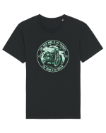 THE OPEN ROAD IS MY THERAPY - monocrom 2 Tricou mânecă scurtă Unisex Rocker
