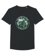THE OPEN ROAD IS MY THERAPY - monocrom 2 Tricou mânecă scurtă guler larg Bărbat Skater
