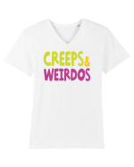 Creeps & Weirdos - color Tricou mânecă scurtă guler V Bărbat Presenter
