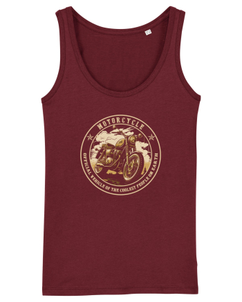 MOTORCYCLE -  OFFICIAL VEHICLE OF THE COOLEST PEOPLE  2 Burgundy