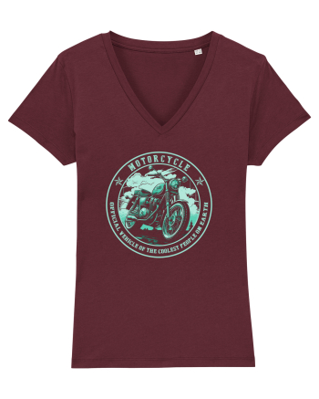 MOTORCYCLE -  OFFICIAL VEHICLE OF THE COOLEST PEOPLE  3 Burgundy