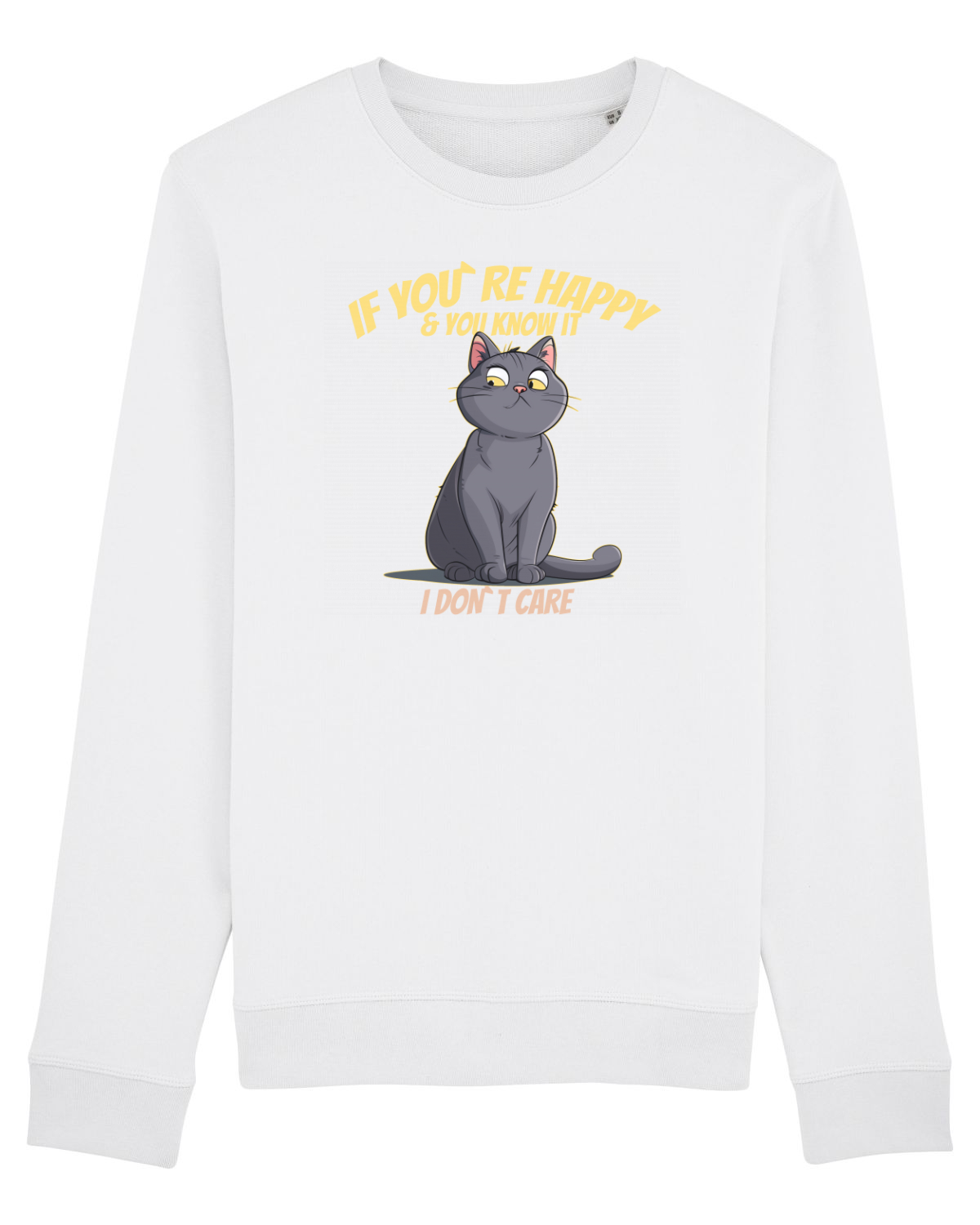 Bluză mânecă lungă Unisex Rise White